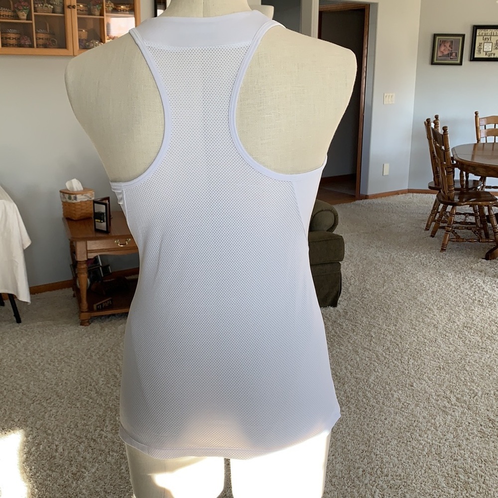 Lija White Tank Top, Size Medium - Picture 2 of 9